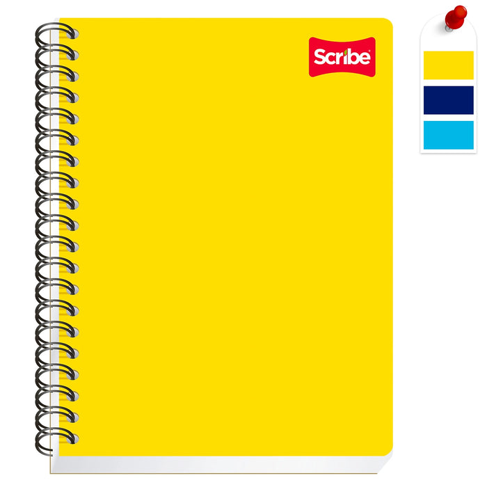 Cuaderno Scribe Plastificado 200 H Raya 5 Materias