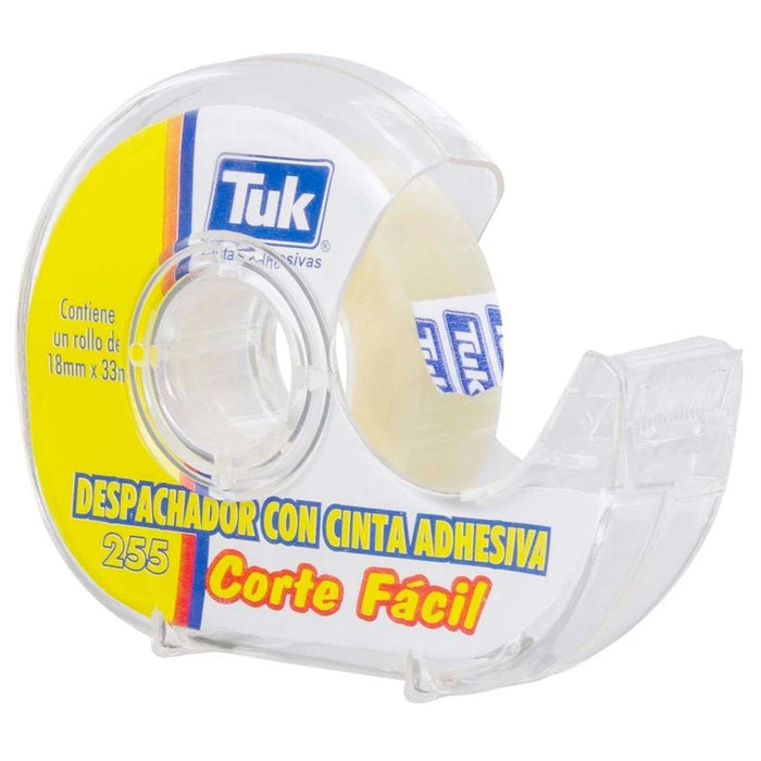 Despachador de Cinta Adhesiva Tuk # 255 18 mm x 33 m