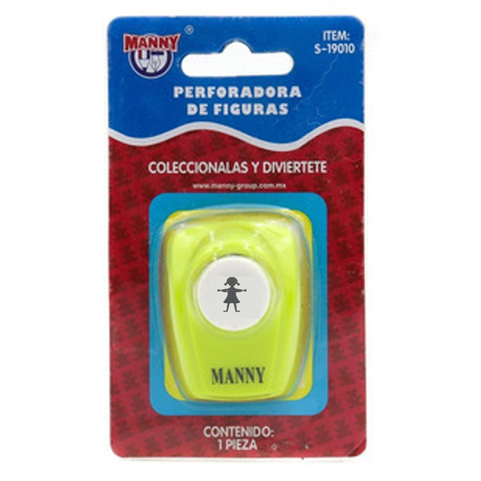 Perforadora Figura Niña Manny S-19010
