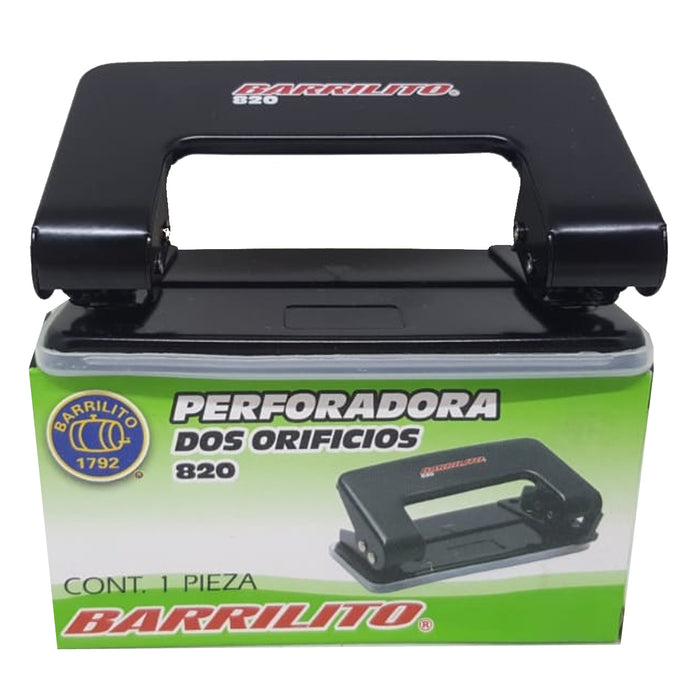 Perforadora 2 Orificios Barrilito 820