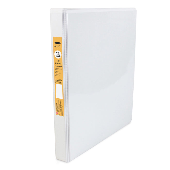 Carpeta Vinil Blanco Carta Arillo 1/2 pulgada para 125 Hojas Samsill