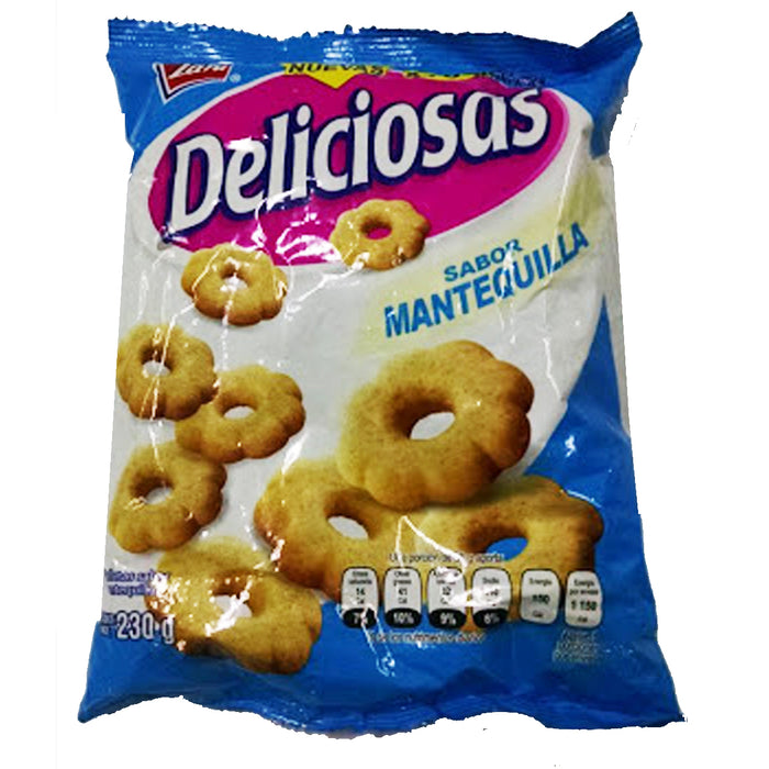 Deliciosas Sabor Mantequilla Lara 230 gr