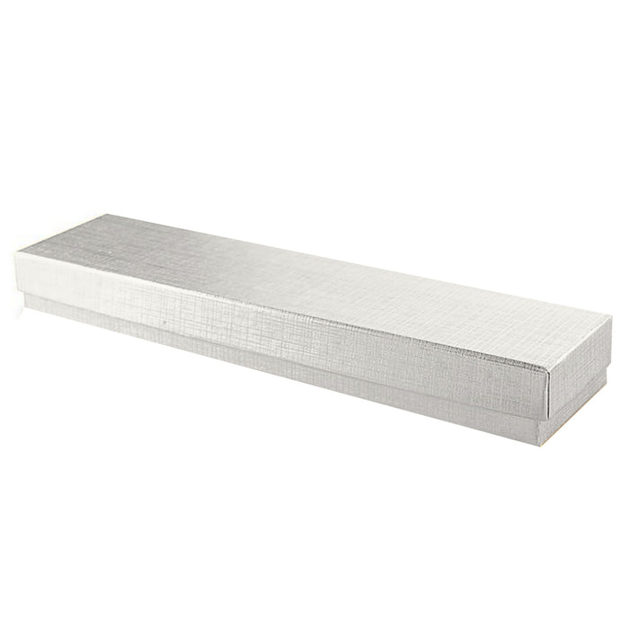 Caja Joyeria Rectangular #7 Esclava Chica Plata