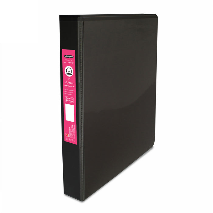 Carpeta Vinil Negro Carta Arillo 1 pulgada para 220 Hojas Wilson Jones Acco
