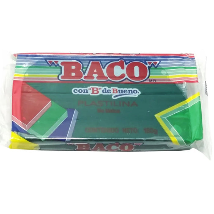 Plastilina Baco 180 g Verde Obscuro