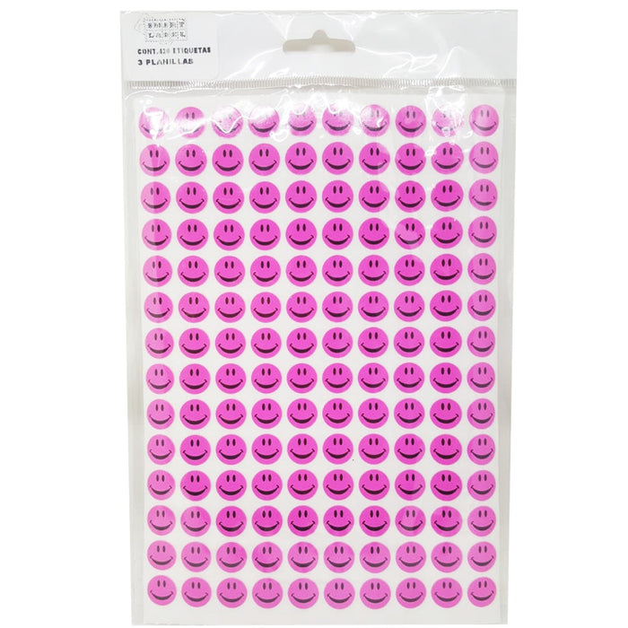 Etiquetas Adhesivas Carita Feliz Surtida con 3 Plantillas 210 piezas SmartLabel 01/26