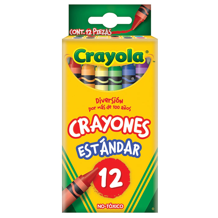 Crayones Estándar 12 Piezas Crayola