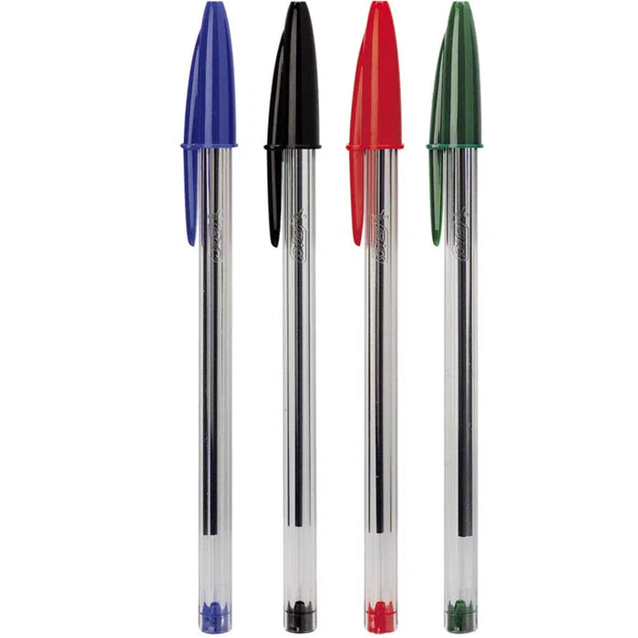 Pluma Bic Punto Mediano 1 pieza Azul o Roja o Verde o Negra