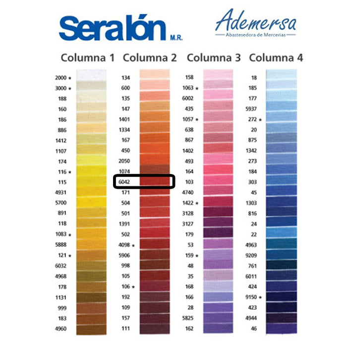 Hilo Para Coser 200 M 100 % Poliéster 3 Cabos Coats # 6042 Gama Rojo