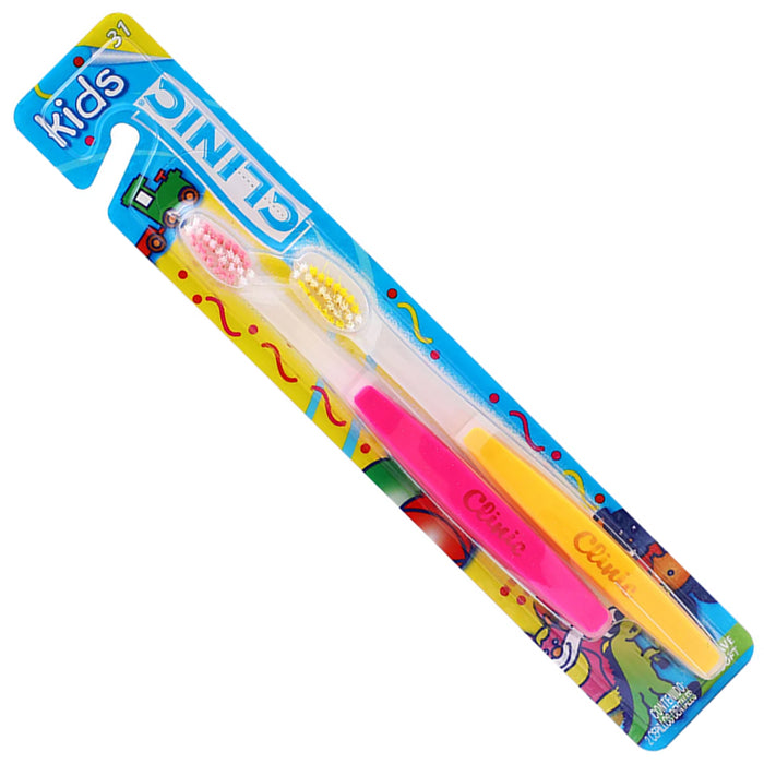 Cepillo Dental Clinic Kids Con 2 Piezas