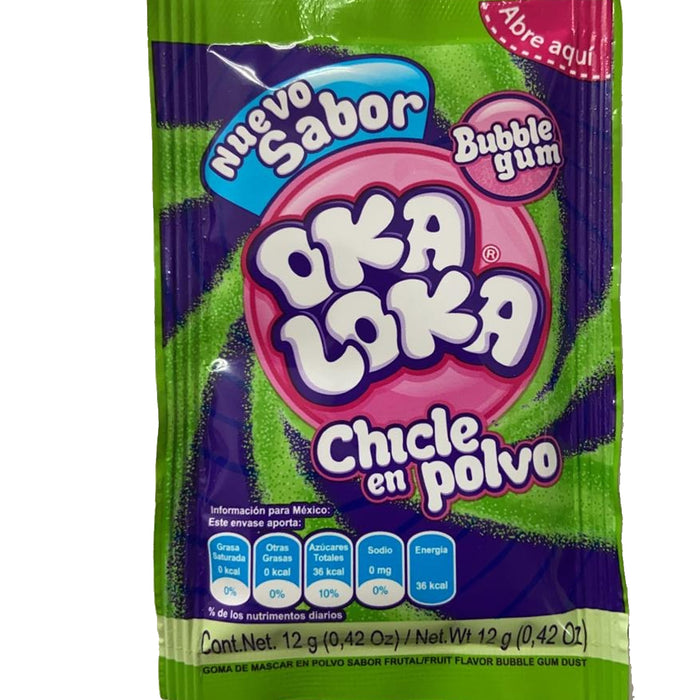 Oka Loka Frutal 12 g Bubble Gum