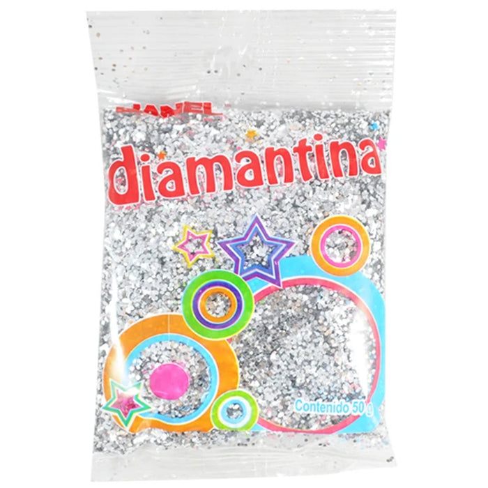Diamantina Plata Ultra Brillante 50 g Pascua