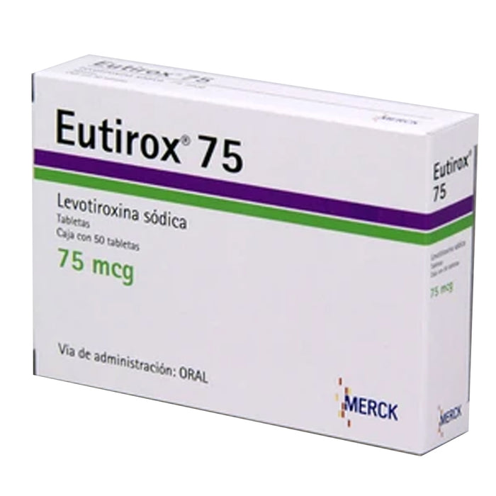 Eutirox 75 Mc g. Oral 50 Tabletas Merck