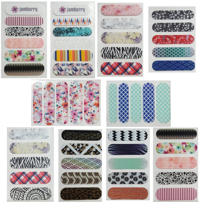 Uñas Decoradas Sticker Profesional Arte Jamberry