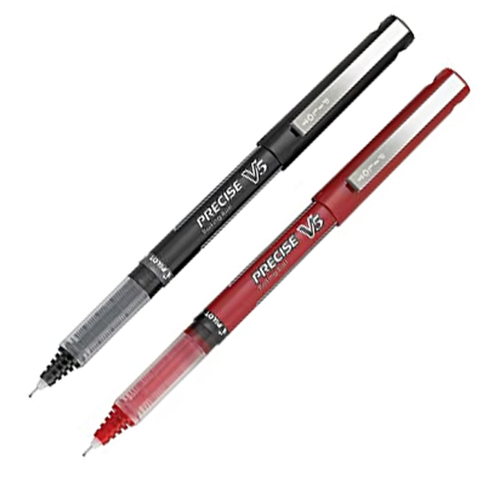 Pluma Pilot Precise V5 Bola Rodante Extra Fina Negro o Rojo