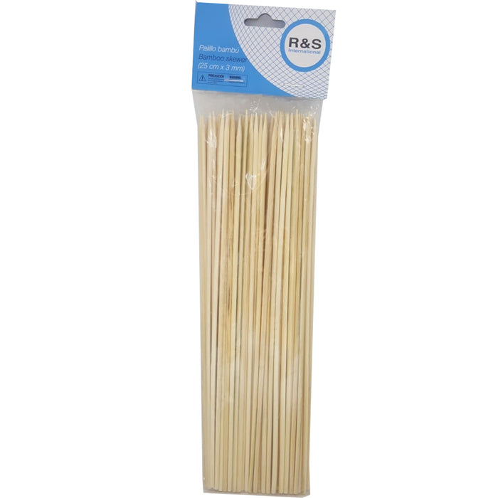 Palillo Brocheta 30 cm x 3 mm Bolsa 100 piezas R&S Internacional 52-508