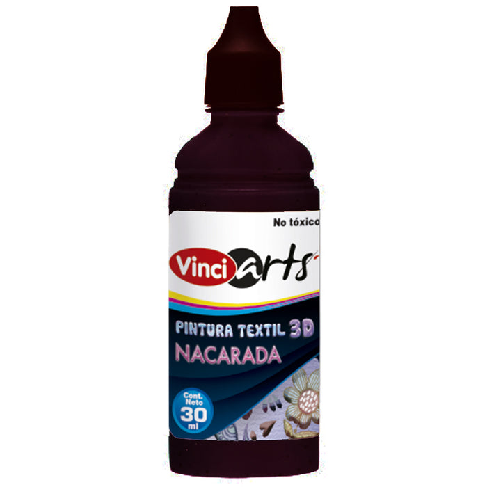 Pintura Textil 3D Nacarado Vinci 30 ml