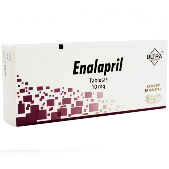 Enalapril 10 Mg 30 Tabletas Ultra Laboratorios