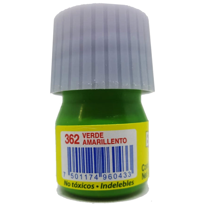 Pintura Acrilica Bacrilic Baco 15ml Verde Amarillernto #362