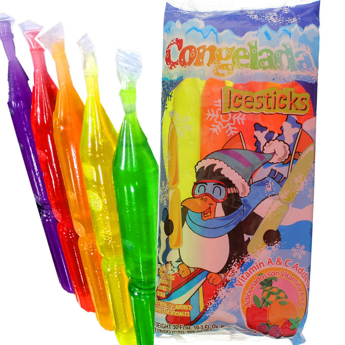 Bolis Congelado 70 ml Varios Sabores Bolsa con 8 Piezas Ice Marinos