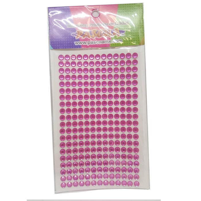 Piedras Plásticas Chicas Con Adhesivo Pascua PIED-REDO06HC