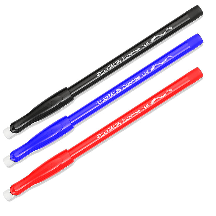 Boligrafo Paper Mate Eraser Mate Punto Med Negro o Roja o Azul