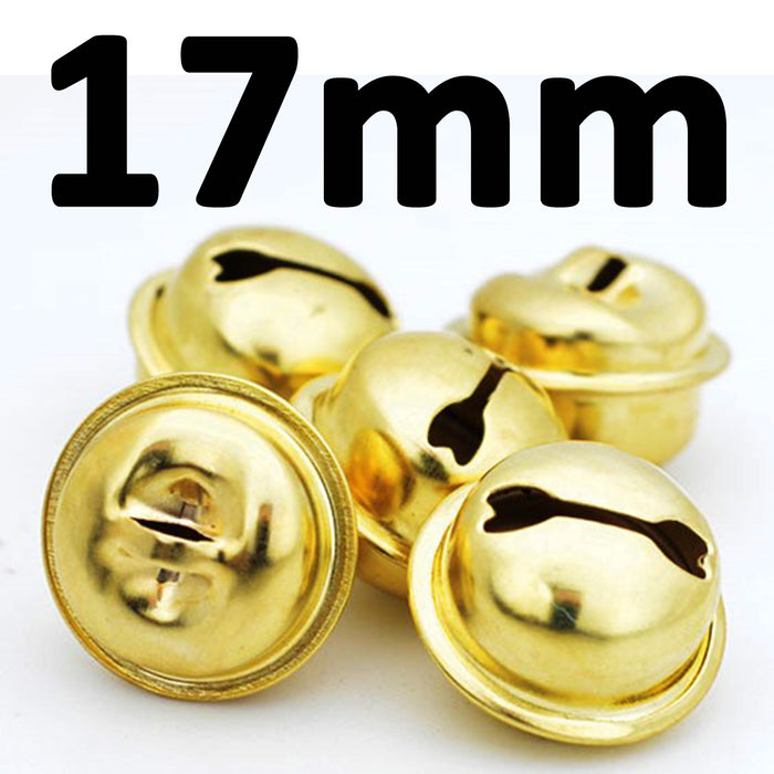 Cascabel Dorado 17 mm 1 pieza