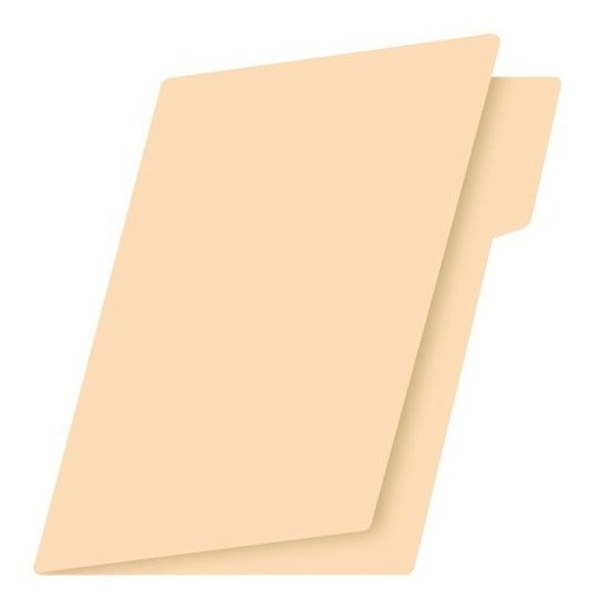 Folder Tamaño Carta Crema Con 100 Piezas