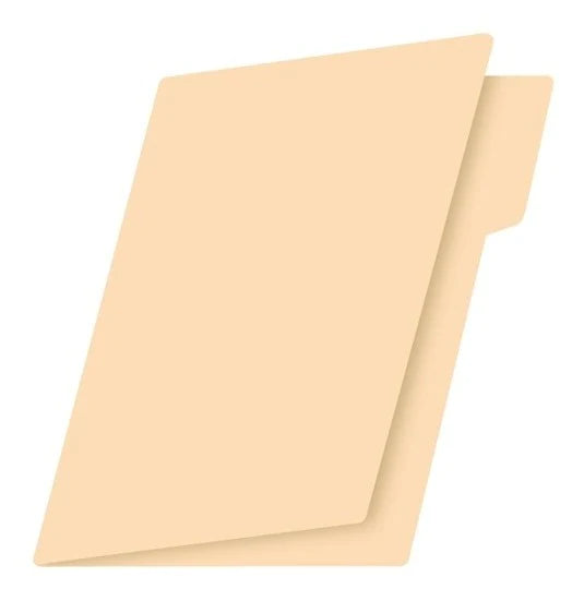 Folder Tamaño Oficio Crema Con 100 Piezas