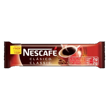 Polvo Cafe Clasico 2 g Nescafe Rinde una Taza