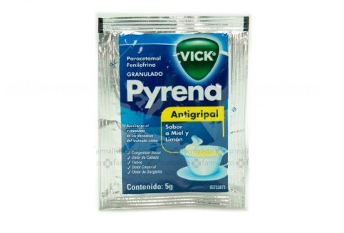 Vick Pyrena 1 Sobre Antigripal