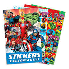 Block Calcomanías Stickers Media Carta Granmark
