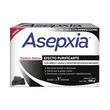 Jabon Asepxia Carbon Detox 100 g