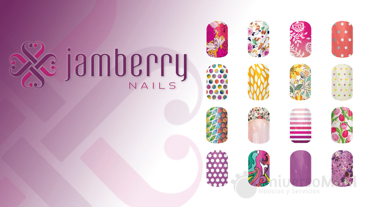 Uñas Decoradas Sticker Profesional Arte Jamberry