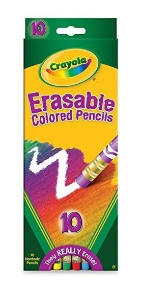 Lápices De Colores Borrables 10 Piezas Crayola