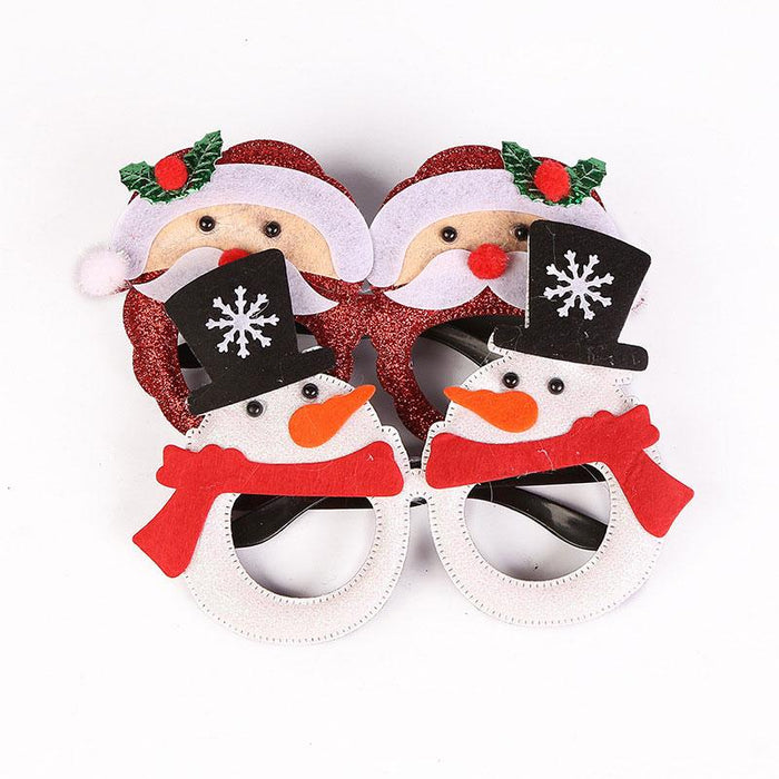 Lentes Merry Christmas Muñeco de Nieve 16 cm Navidad 11/23