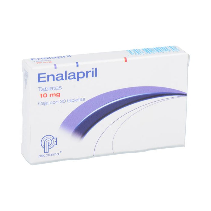 Enalapril 10 Mg Caja con 30 Tabletas Psicofarma