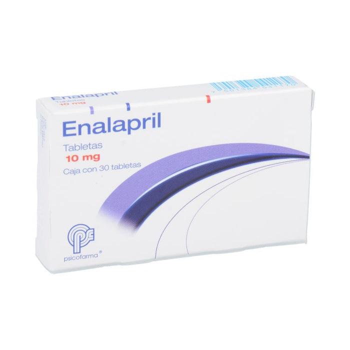 Enalapril 10 Mg Caja con 30 Tabletas Psicofarma