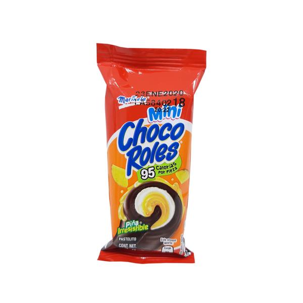 Mini Choco Roles Piña Irresistible 28 g