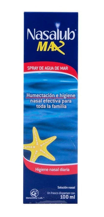 Nasalub Max Spray Agua de Mar 100 ml Genomma