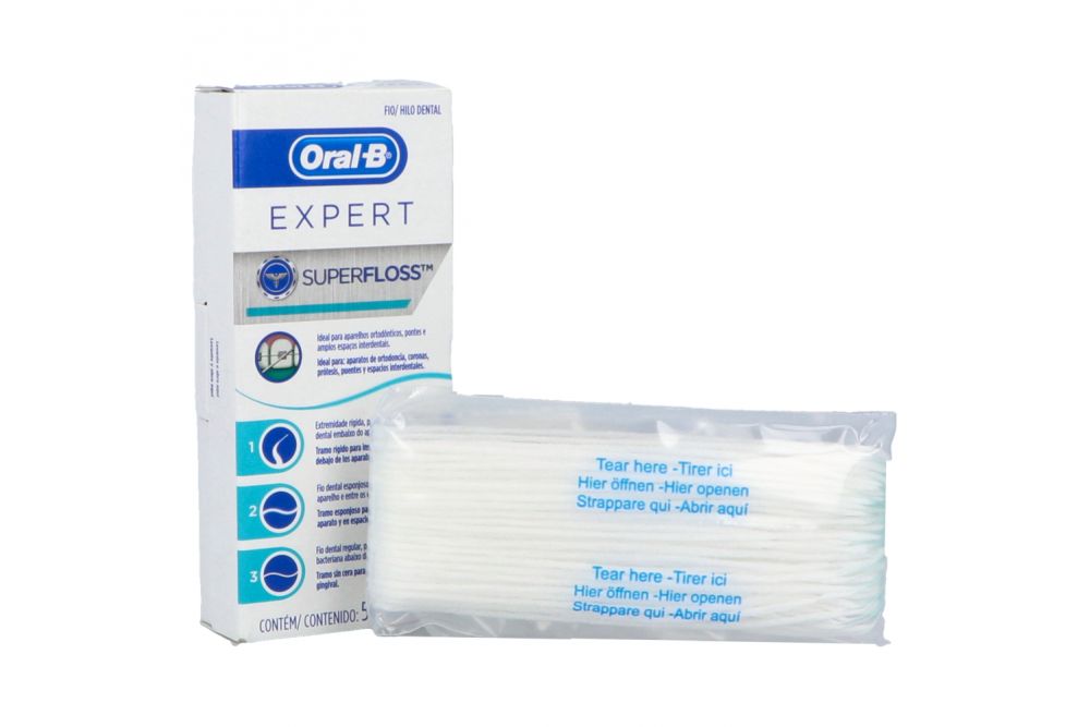 Hilo Dental Oral B Expert Superfloss con 50 Unidades