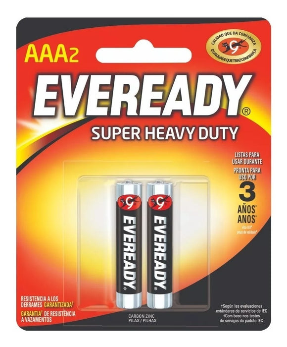 Pila Eveready AAA Paquete 2 pieza