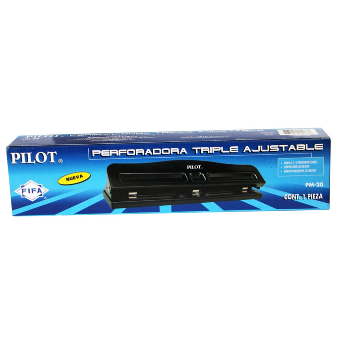 Perforadora 3 Orificios Pilot PM-20