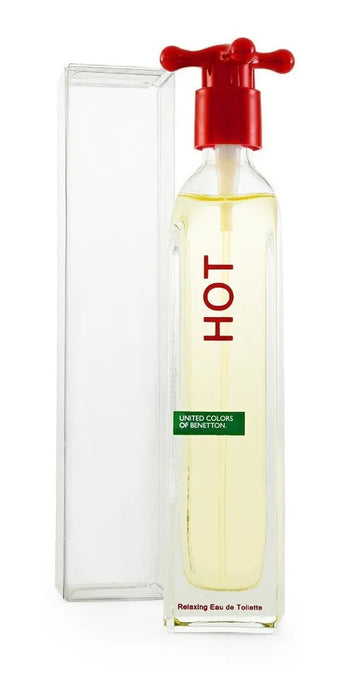 Pefume Agua de Tocador con Atomizador Benetton Hot 100 ml  Italia