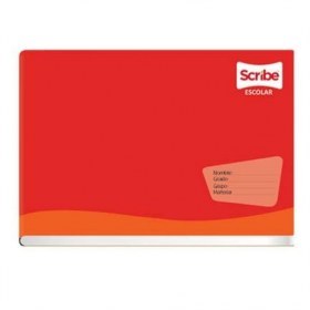 Cuaderno Italiano Grapado 7 mm 50 Hojas Scribe