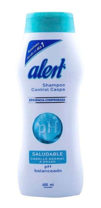 Shampoo Cabello Control Caspa Hidratante Normal 400 ml Alert