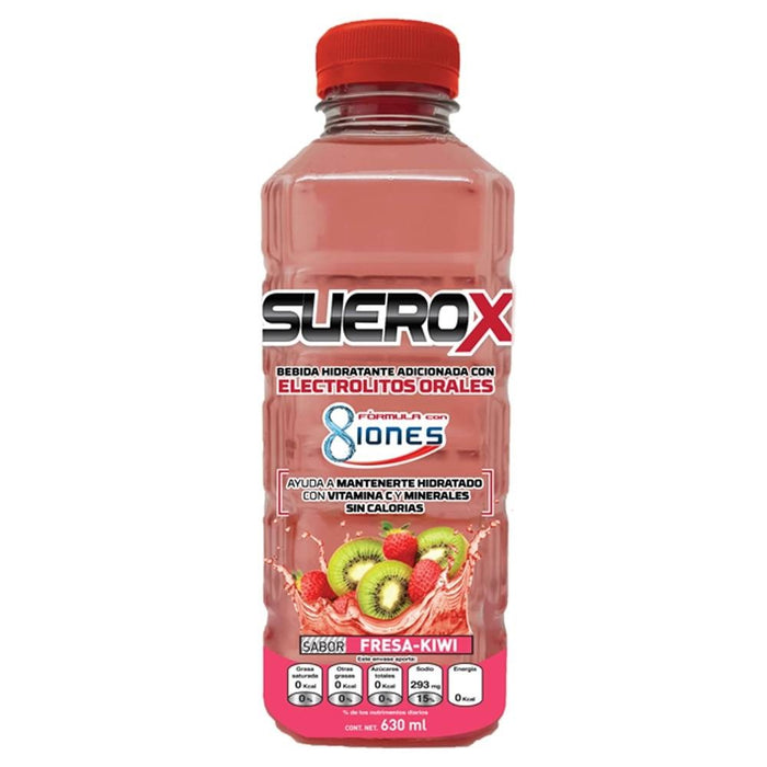 Suerox 8 Iones Fresa Kiwi 630 ml Electrolitos Orales