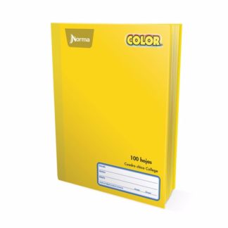 Cuaderno Colegial Cosido Cuadricula 7 mm 100 hojas Norma Color