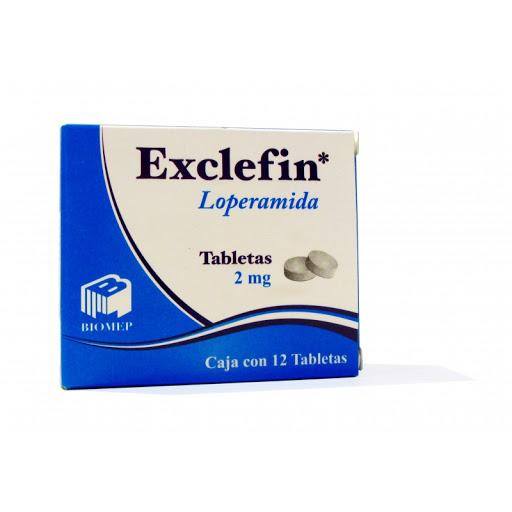 Loperamida 12 Tabletas 2mg Exclefin BIOMEP