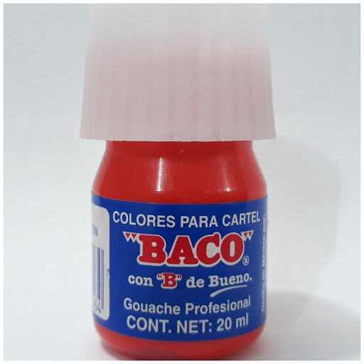 Pintura Baco 20 ml Rojo #54-A